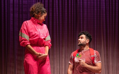 Pep Ambròs i Bàrbara Mestanza en l'obra 'Sucia' | Imatge cedida